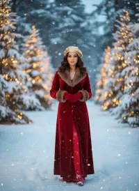 AI generated Christmas Dream Portrait Generator | Create Holiday Portrait preview