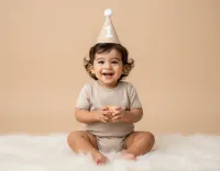 AI generated Professional 1st Birthday AI Photo Style | Classic Milestone Portrait preview