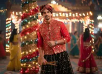 AI generated Cinematic Dandiya Portrait | AI Navratri Festive Style preview