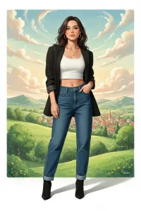 AI generated Ghibli Fashion Cover Generator | AI Fashion Portraits preview