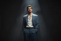 AI generated Hands-in-Pockets Editorial Portrait | Voymage AI preview