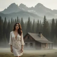 AI generated Misty Mountain Image Generator | Create Atmospheric Scenes preview