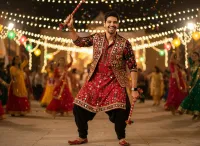AI generated Navratri Dandiya Full-Body Portrait | Cinematic AI Photo preview