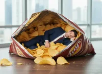 AI generated Whimsical Potato Chip Portrait | AI Fun Creator preview