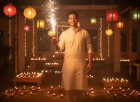 AI generated Joyful Sparkler Celebration Maker | AI Festive Photos preview