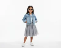 AI generated Urban Chic Studio Portrait for 6-Year-Old Girls | AI Kids Fashion preview