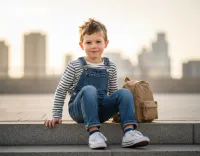 AI generated Urban Explorer Lifestyle AI Style (Boy) - Professional Kids Portrait preview