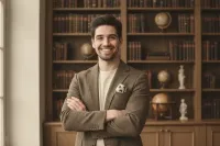 AI generated Vintage Editorial Portrait | AI Classic Fashion Look preview